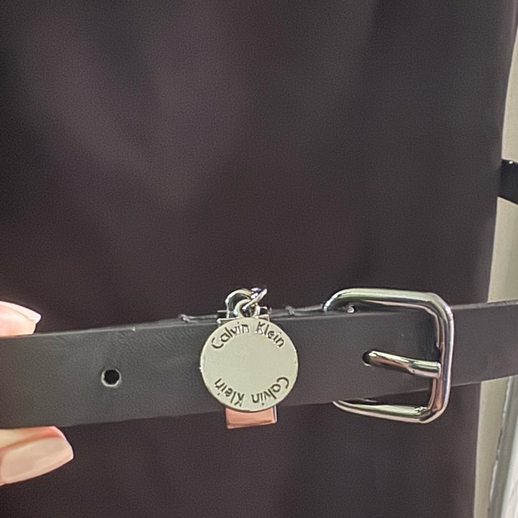 Calvin Klein Black Dress with belt - Picture 5 of 11